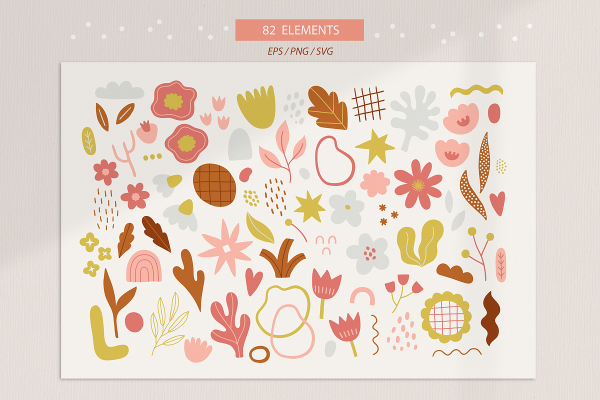 Retro Florals - Nature Collection, a Seasonal Illustration by miumiu (Photo 5 of 15)
