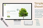 Landscaping Gradient Showit Template, a Landing Page Template by maddiedigitalco. (Thumbnail 1 of 5)