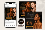 Fat Dissolving Treatment Canva Flyer, a Social Media Template by Click & Create Co (Thumbnail 1 of 3)