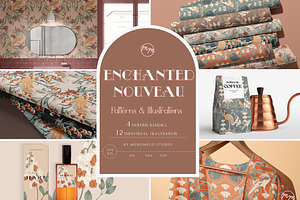 Ethereal Nouveau Luxury Pattern