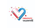 Cute Valentine Lifestyle TShirt Set, a Seasonal Illustration by Designer_Momina (Thumbnail 12 of 21)