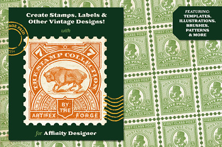 The Postage Stamp Collection, a Branding & Logo Template by The Artifex Forge