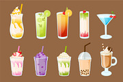 Summer Drinks and Milkshake Bundle, an Object Graphic by Artnivora.Std (Thumbnail 3 of 3)