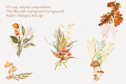 Cozy Autumn Set, a Decorative Illustration by Aurella Art (Thumbnail 11 of 18)