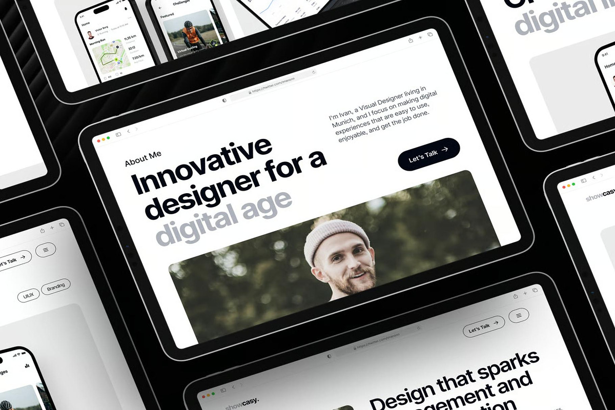Showcasy - Portfolio Framer Template, an UI Kit Template by Creative Perspective (Photo 8 of 8)