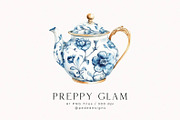 Preppy Glam, a Decorative Illustration by PeDe Designs (Thumbnail 3 of 12)