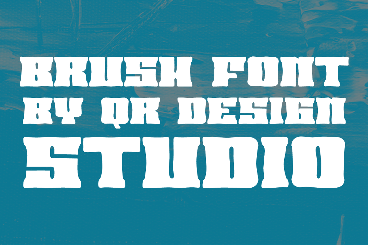 Difox Grocky Brush, a Handwritten Font by QR Design Studio (Photo 4 of 7)