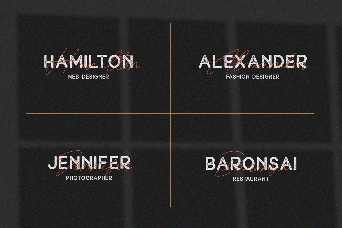Peron - Modern Vintage | 4 Fonts preview 4