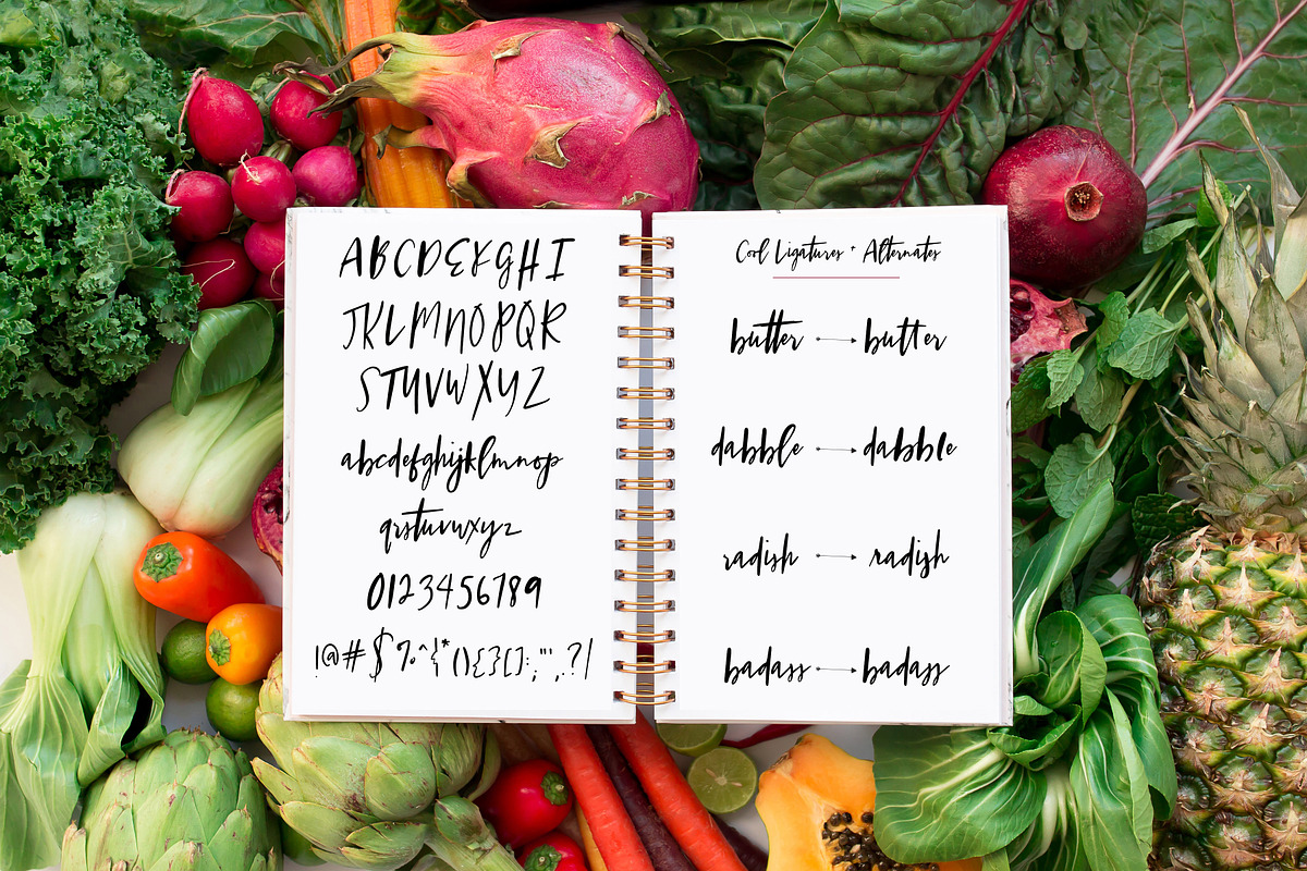 Backyard Garden Script, a Script Font by Beck McCormick (Photo 6 of 7)