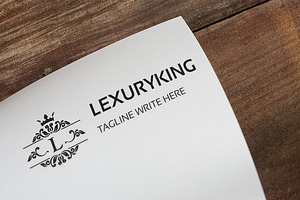 Lexury King Letter L Logo