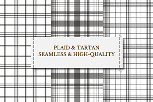 black and white plaid pattern, a Pattern Graphic by wind mill
