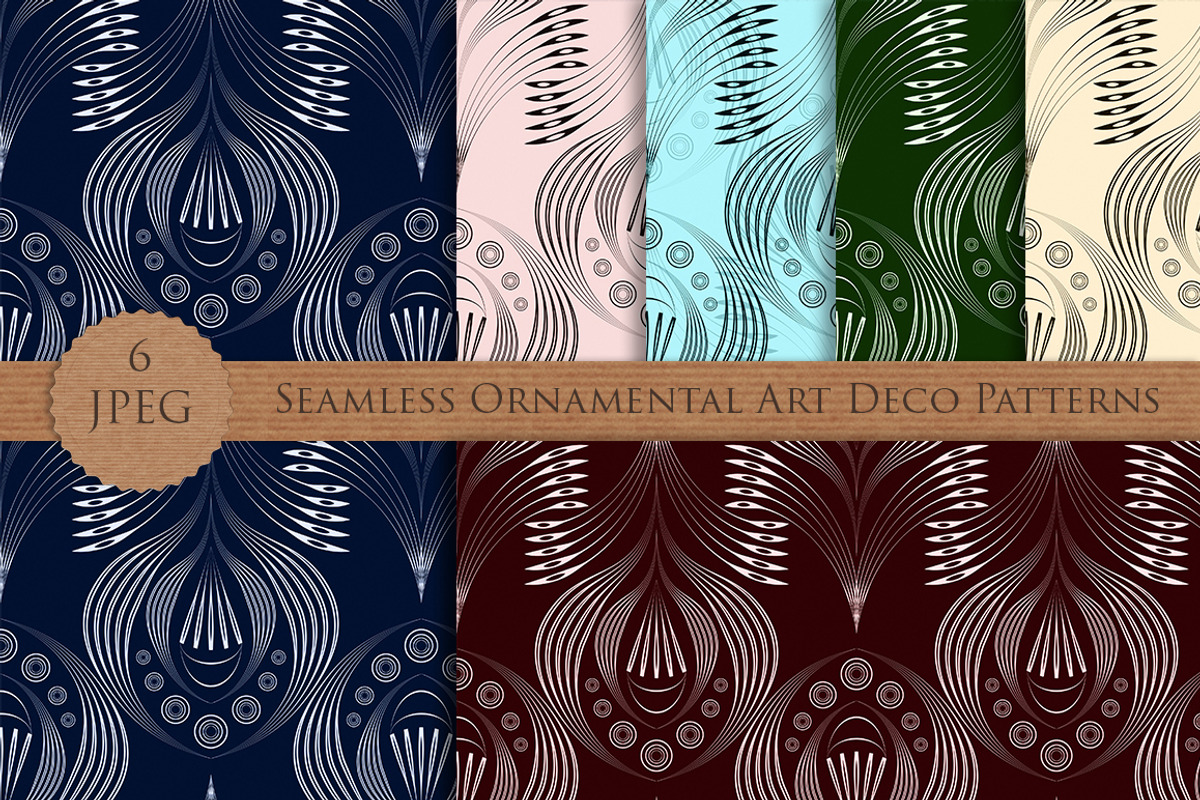Seamless pattern modern Art Deco, a Pattern Graphic by Futurel (Photo 1 of 4)