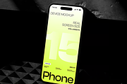 iPhone 15 Mockup, an iPhone Mockup by graphicsauce (Thumbnail 2 of 4)