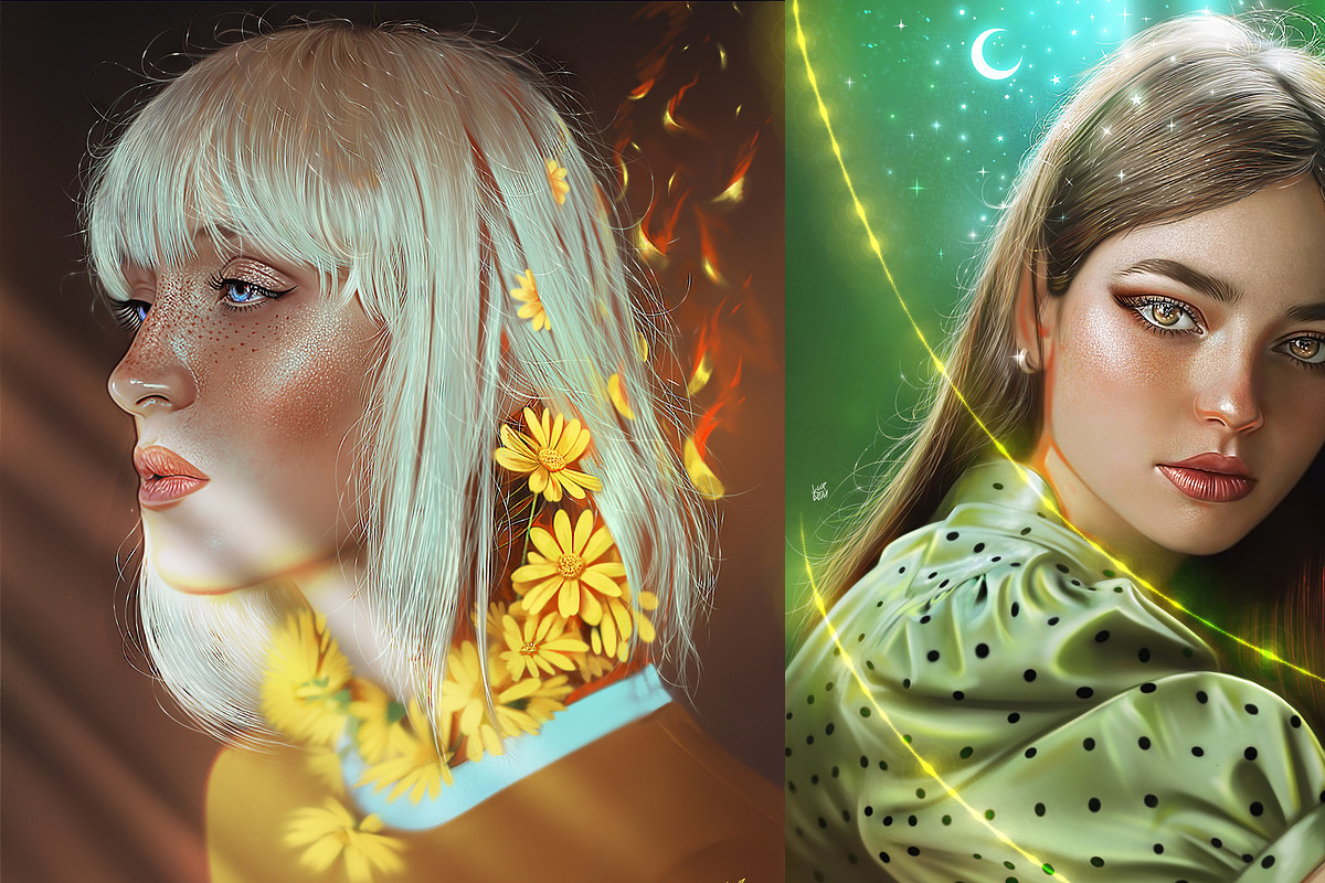 Light Effect Brushes Pack, a Brush Add-On by vurdembrushes (Photo 2 of 3)