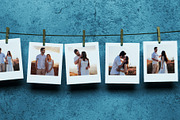 Gallery Photo Hanger Garland Mockup, an Advertising Mockup by herutage (Thumbnail 4 of 6)