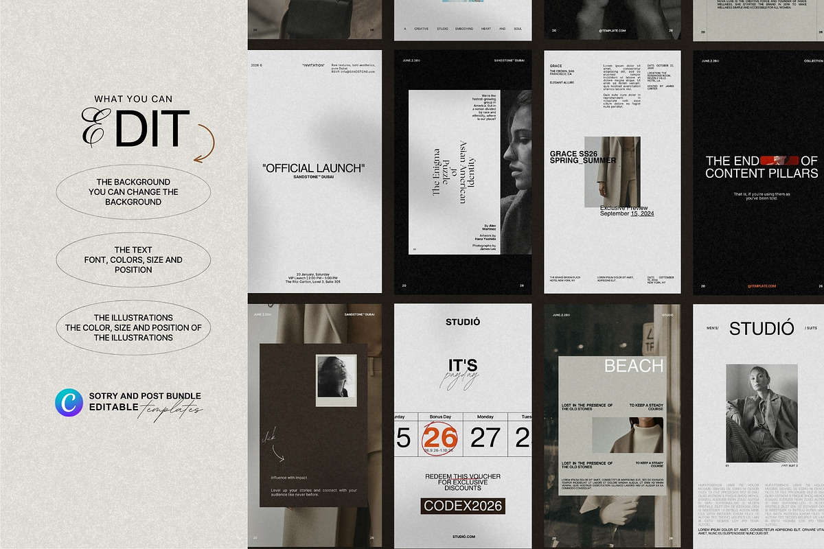 Instagram Marketing Story & Post, a Social Media Template by Prapti Design (Photo 8 of 9)