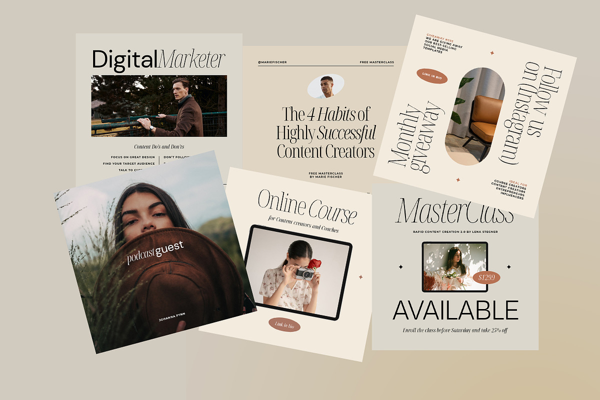 Content Creators Instagram CANVA PS, a Social Media Template by September 5th (Photo 16 of 18)