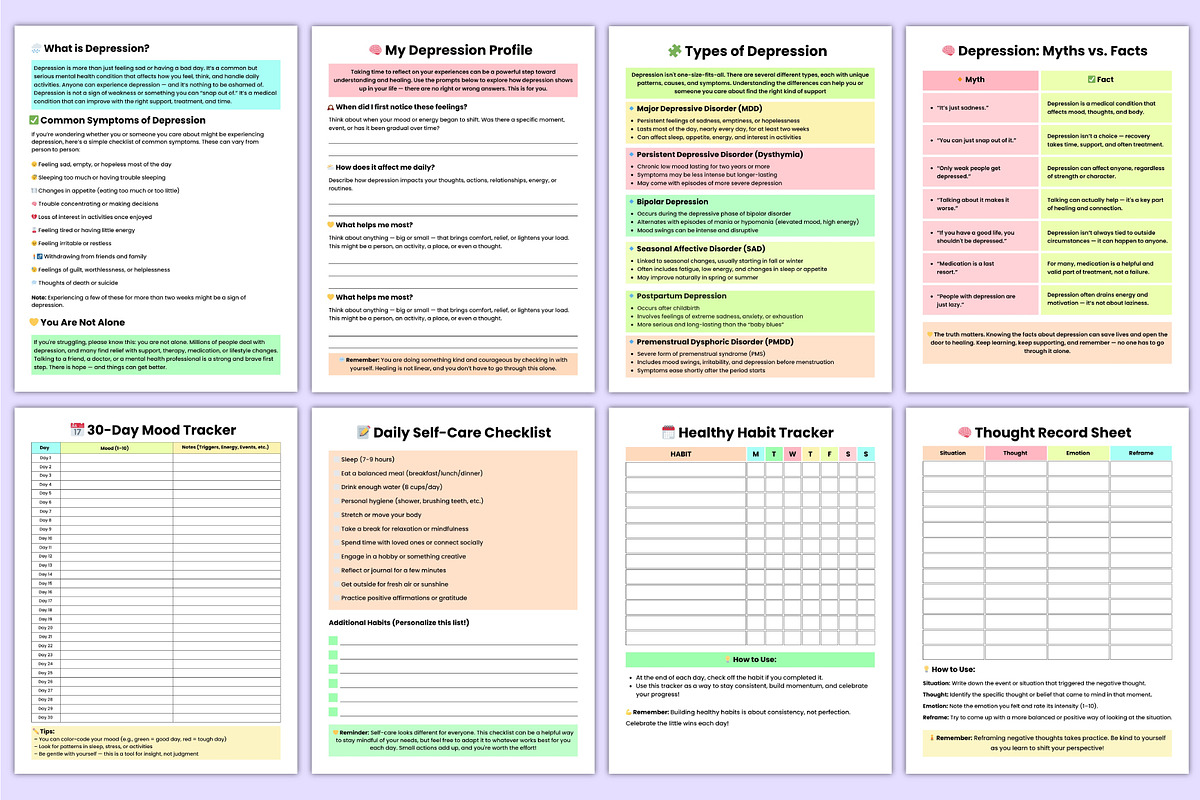 2026 Depression Recovery Workbook