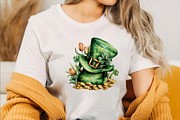 Watercolor St Patrick’s Day Clipart, an Illustration by SVGArt (Thumbnail 4 of 7)