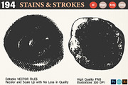 Vector Stains & Strokes Atelier +SVG, an Object Graphic by Katrinelly (Thumbnail 3 of 15)