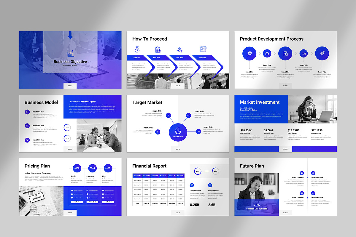 Corporate Business Template ( PPTX ), a Presentation Template by Spark_Creative (Photo 10 of 12)