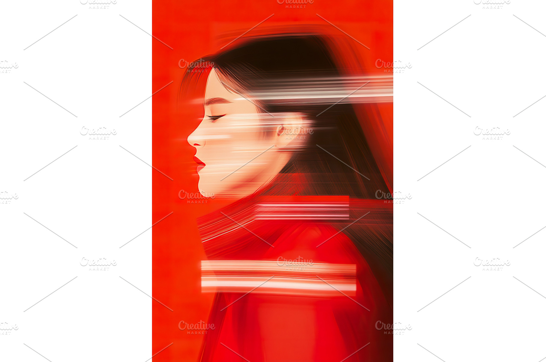 Asian Woman Profile with Blurring, a Beauty & Fashion Photo by Lermont51