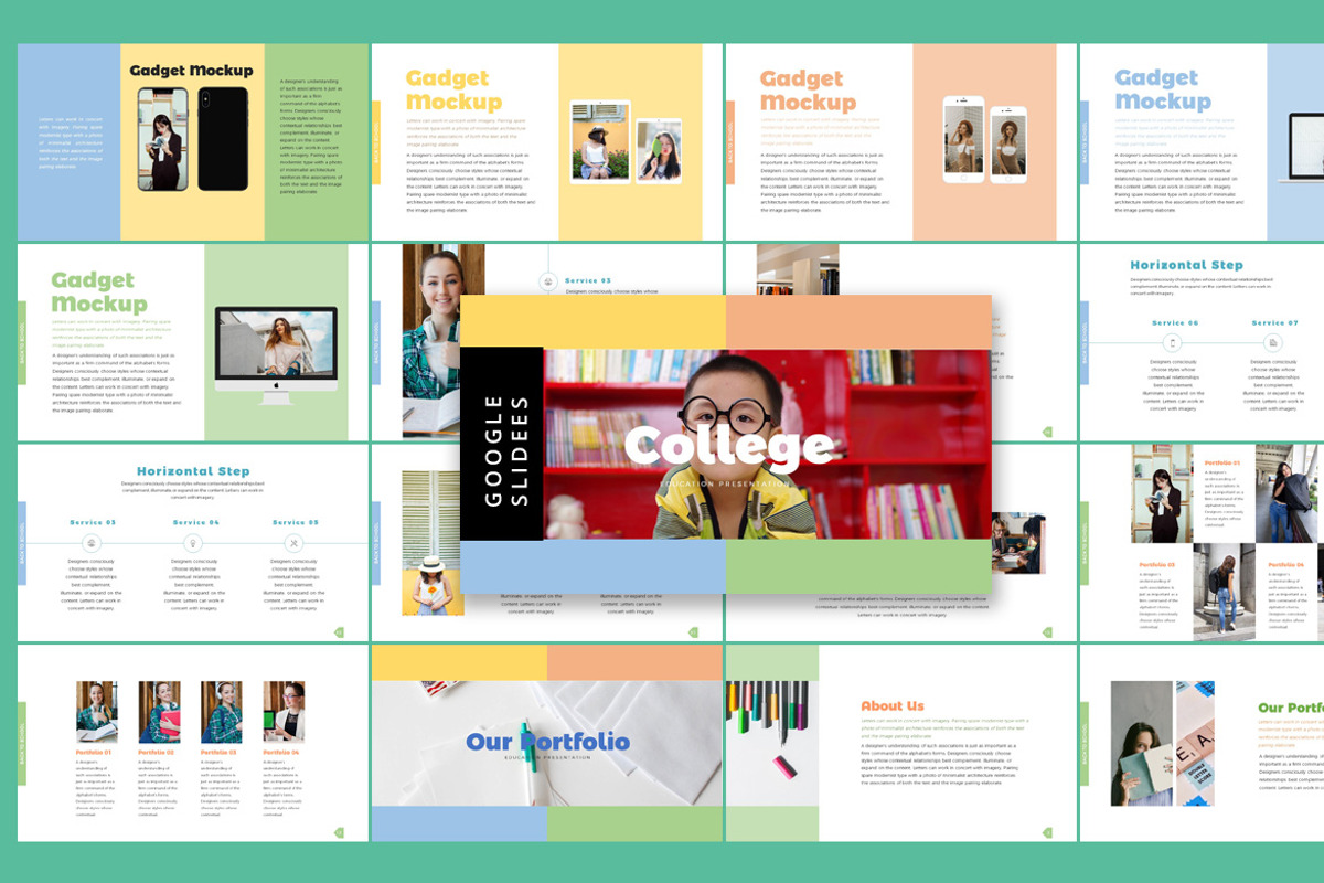 College - Back to School Google Slid, a Presentation Template by feydesign (Photo 1 of 8)