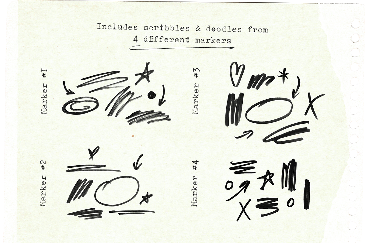 Paper and Scribbles Pack for Collage, an Object Graphic by Ana's Fonts (Photo 3 of 8)