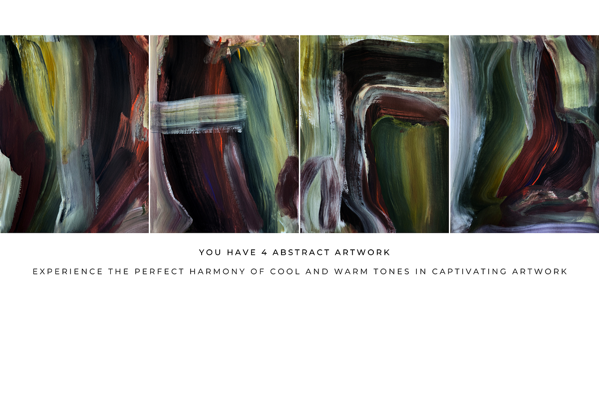 DARK EXPRESSIVE ABSTRACT ART, a Texture Illustration by identity.ART (Photo 2 of 6)