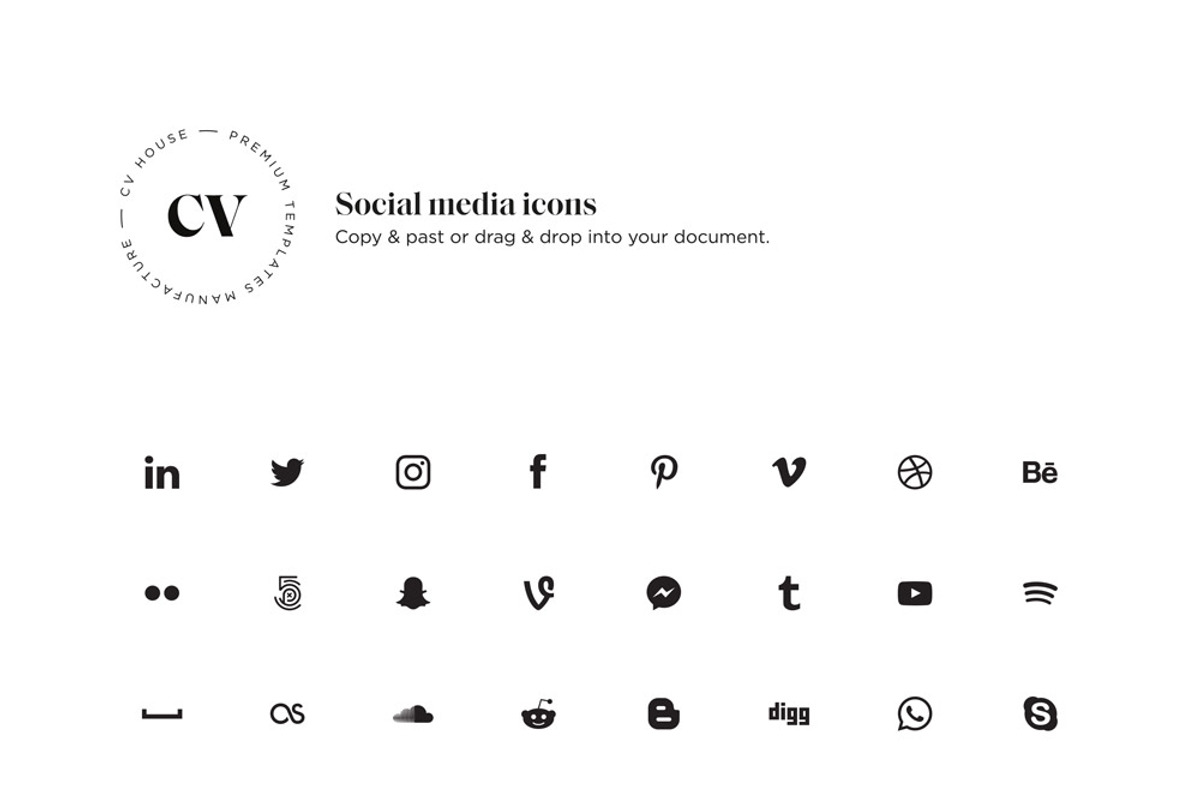 Warren | CV / resume template, a Resume Template by CV house (Photo 7 of 8)