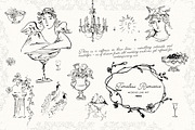 Timeless Romance: Wedding Line Art, a Decorative Illustration by Purple (Thumbnail 5 of 13)
