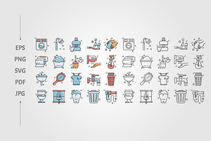 set of Hygiene routine, an Icon by lawoel