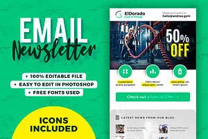 E-mail Newsletter - PSD Template