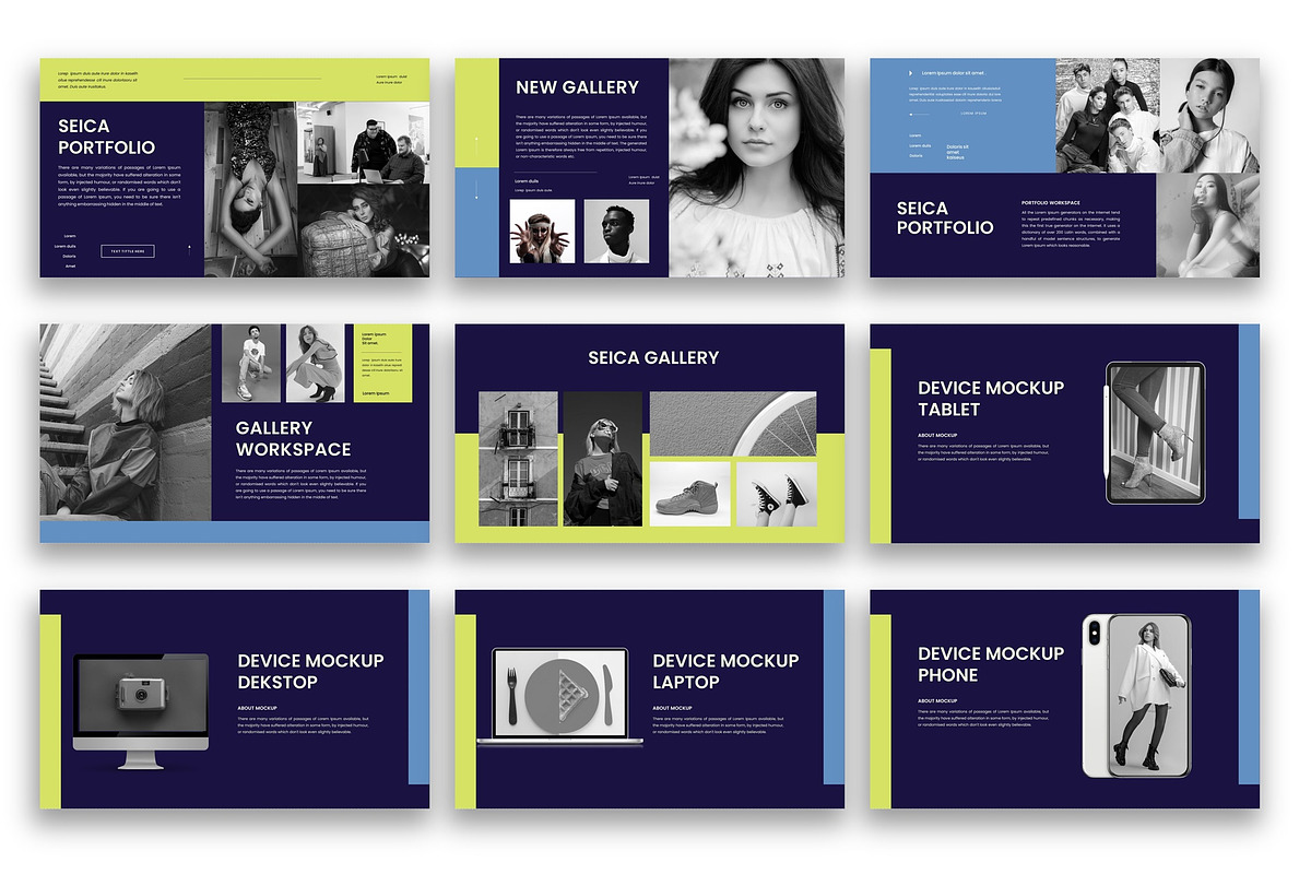 Seica - Business PowerPoint Template preview 4
