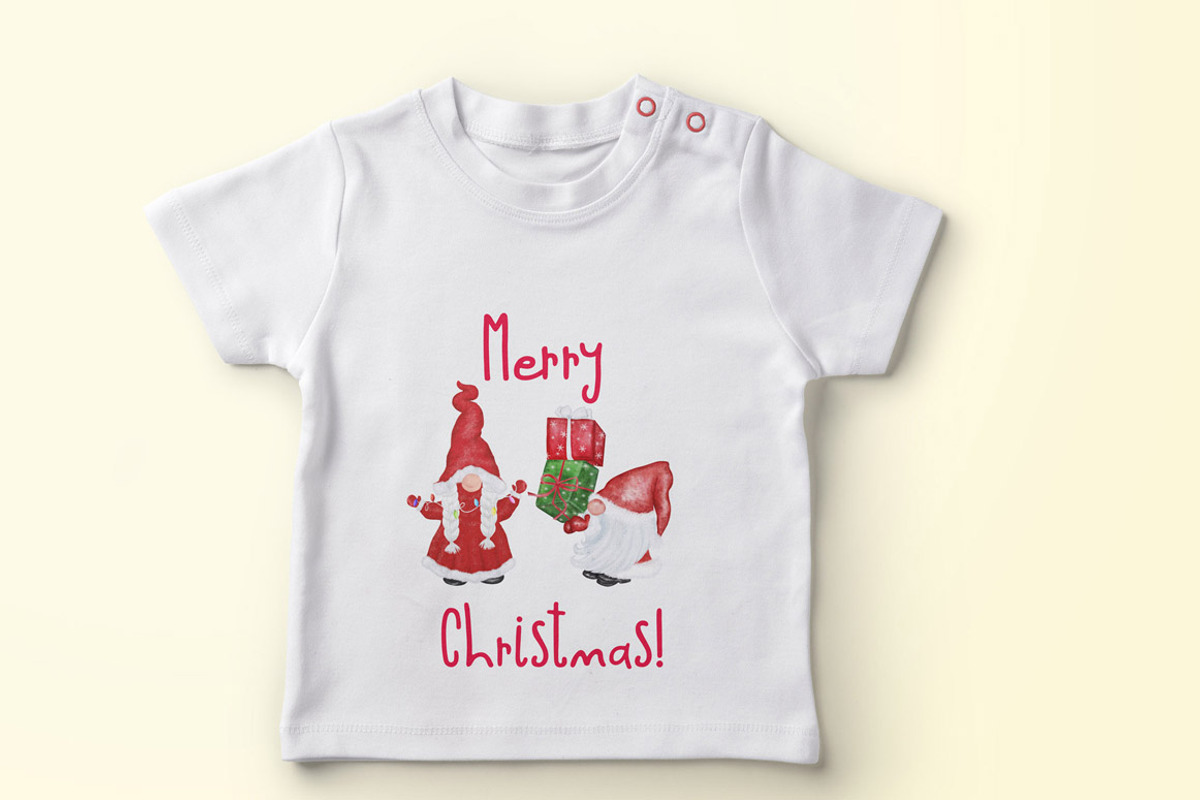 Gnomes Clipart Christmas clipart, an Illustration by vivastarkids (Photo 4 of 6)