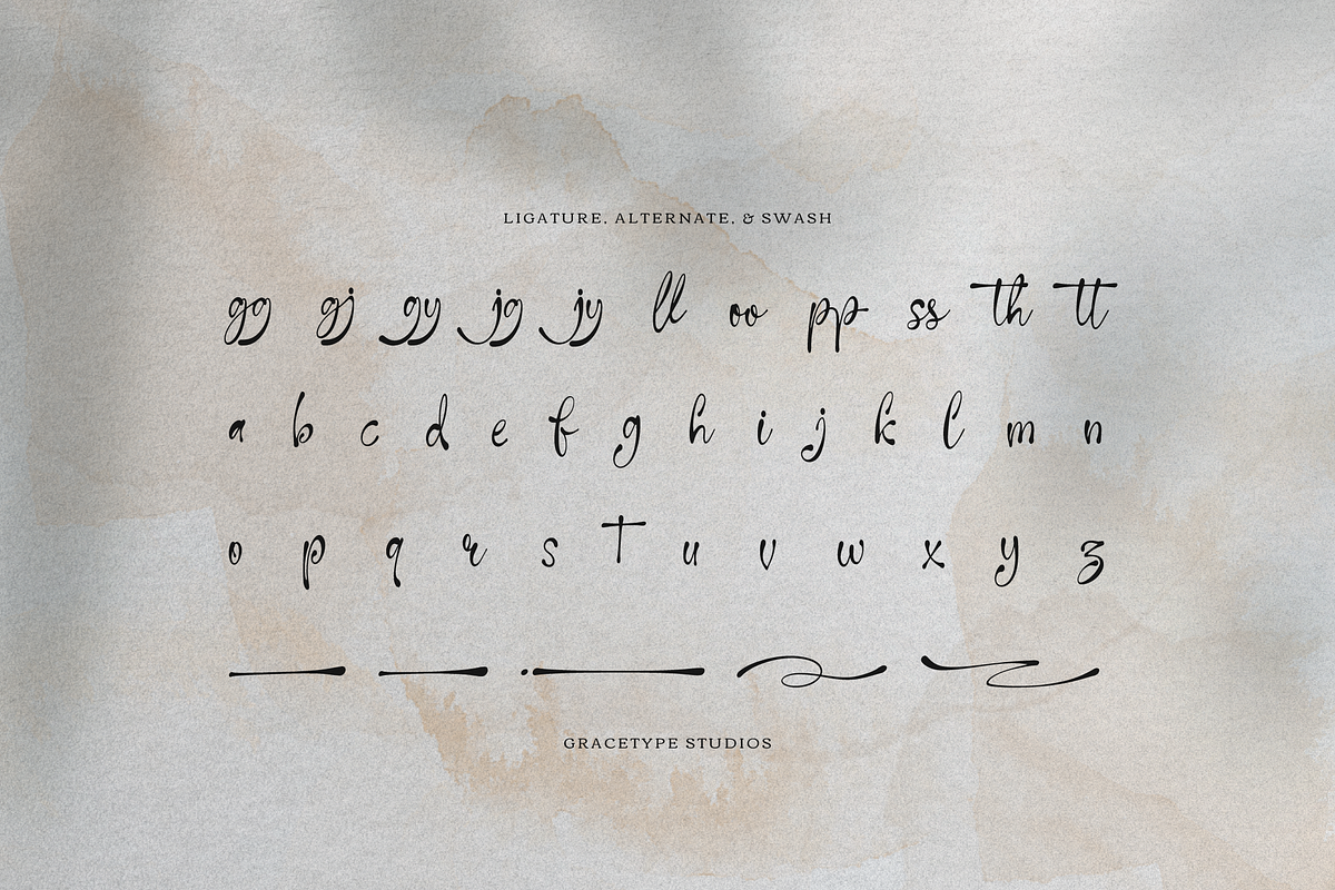 Kaylime Lisandrei Handwritten Script, a Script Font by gracetype_studio