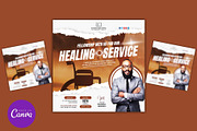 Healing Service Instagram Post, a Social Media Template by Mishek Munene (Thumbnail 2 of 4)