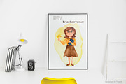 SCHOOL watercolor collection, an Education Illustration by Marina Ermakova (Thumbnail 5 of 11)