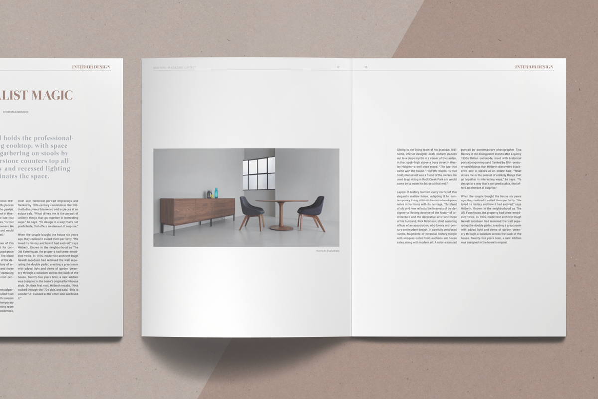 INTERIOR DESIGN Magazine, a Magazine Template by Boris Cupac (Photo 7 of 25)