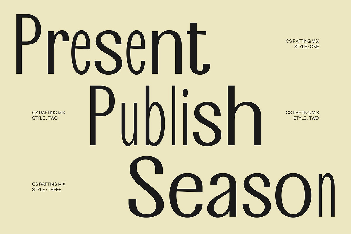 CS Rafting Mix, a Sans Serif Font by Craft Supply Co. (Photo 3 of 8)