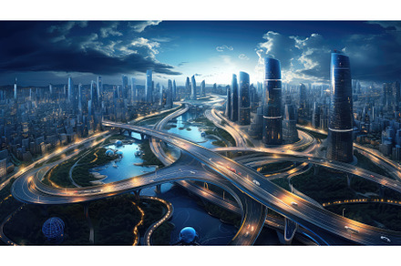 bustling commercial city background, a Background Photo by pikepicture