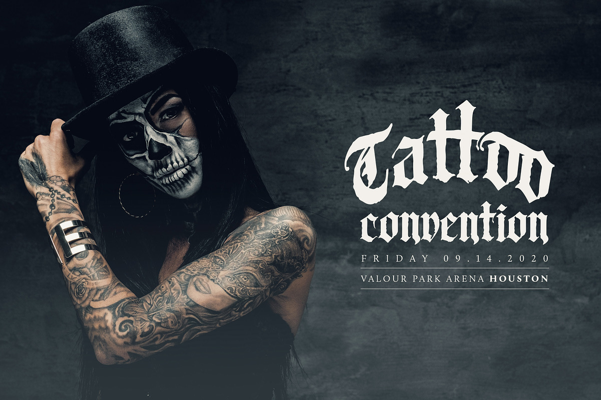 Candelabra Font + Extras, a Blackletter Font by Twinbrush (Photo 20 of 20)