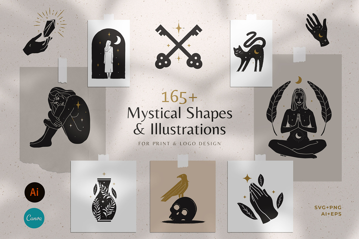 165+ Mystical Illustration Bundle, a Graphic by AndrewPixel (Photo 1 of 10)