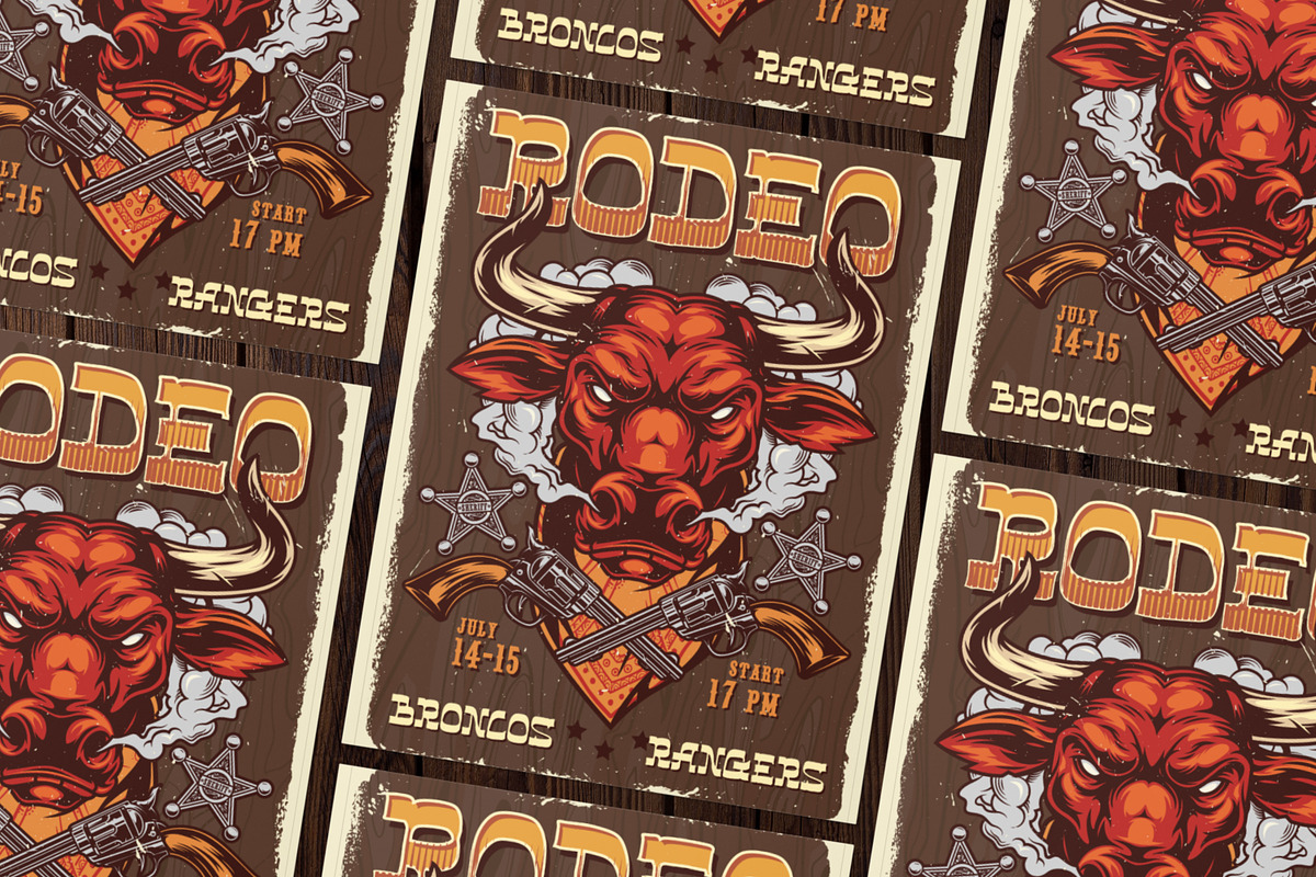 Bold Bottom - Western Serif Font, a Slab Serif Font by Imoodev (Photo 3 of 5)