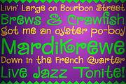 MardiKrewe - Regular, a Font by Pink Broccoli (Thumbnail 1 of 3)