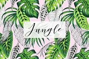 Jungle. Marker seamless patterns., a Pattern Graphic by Anyuka (Thumbnail 5 of 7)