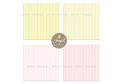 Pastel Stripes Digital Papers, a Pattern Graphic by JennyL Designs (Thumbnail 2 of 6)