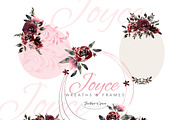 Burgundy Florals, Wreaths, an Illustration by Feather Grace Designs (Thumbnail 11 of 13)