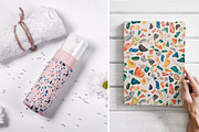 Watercolor Terrazzo Patterns, a Pattern Graphic by Slastick (Thumbnail 4 of 6)