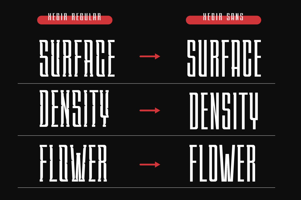 XEGIR | Retro Condensed Font, a Sans Serif Font by twinstd (Photo 3 of 12)